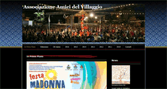 Desktop Screenshot of amicidelvillaggio.org